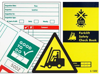 Good to go safety forklift check book