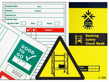 Good to go safety racking check book