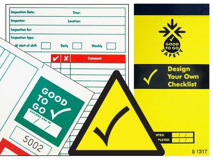 Good to go safety blank check book