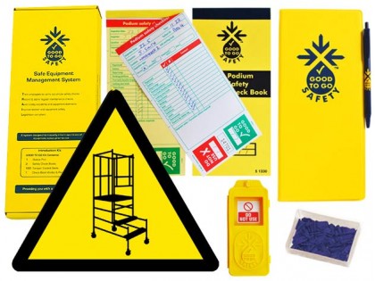 Good to go podium steps safety weekly kit