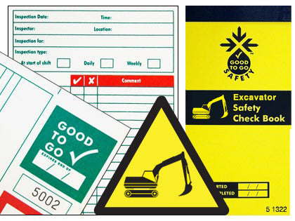 Good To Go Safety Excavator Check Book - 25 inspections