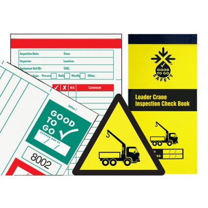 Good To Go Safety Loader Crane Check Book - 25 inspections