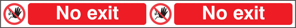 No exit step strip 400x35mm