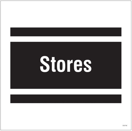 Stores, site saver sign 400x400mm