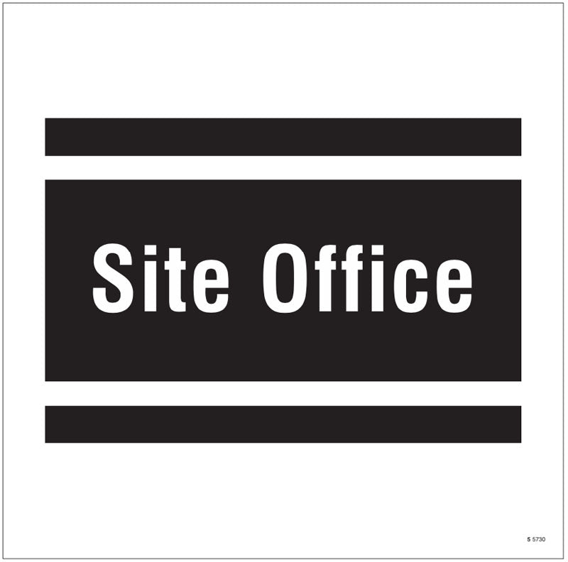 Site office, site saver sign 400x400mm