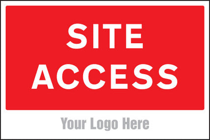 Site access, site saver sign 600x400mm