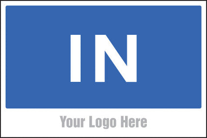 In, site saver sign 600x400mm