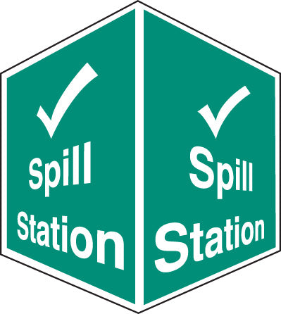 Spill station - projecting sign