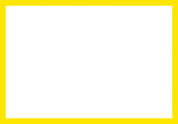 Blank Adapt-a-sign - Yellow Border 215x310mm