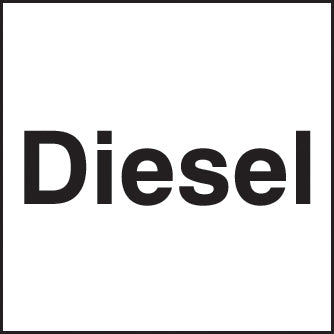 Diesel 150x150mm self adhesive