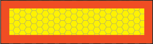 ECE70 Vehicle marking plate 600x200mm boxed