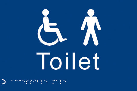 Braille - Toilet gents/disabled
