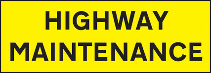 Highway Maintenance 800x275 reflective SAV