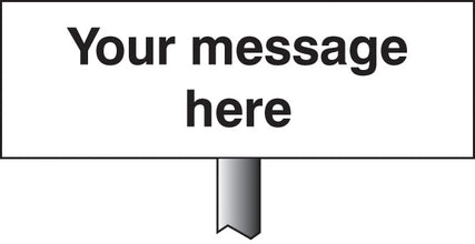 Verge sign - Your message here