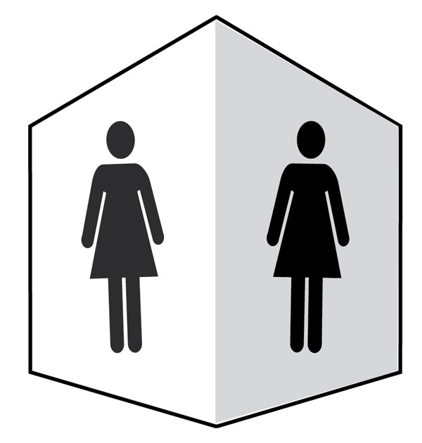 Ladies symbol - Easyfix Projecting Signs