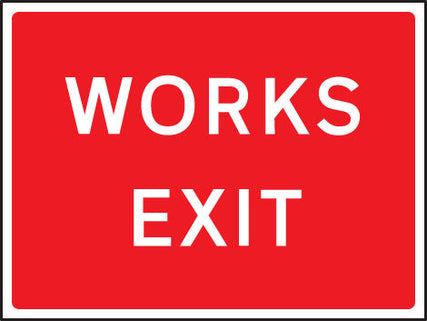 Works exit 1050x750mm Class RA1 zintec