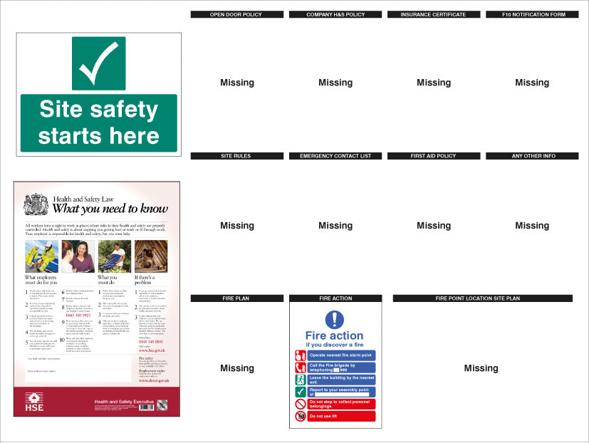 Construction Site Notice Board 1430x1075