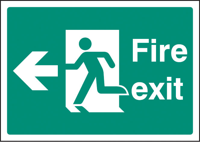 Fire exit left - A4 rp