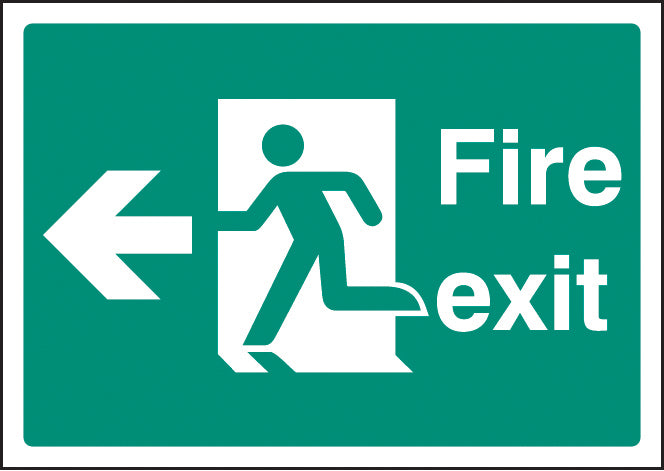 Fire exit left - A4 sav