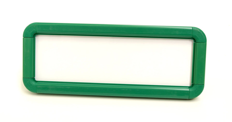 Suspended frame 450x150mm green c/w kit