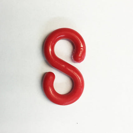 Attachment Nylon S-Hook Attachment for chains - Red