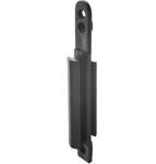 Wall fixing bracket for retractable barrier posts