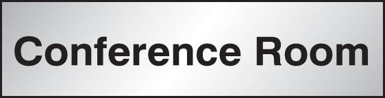 Conference room 140x35mm Engraved aluminium effect pvc