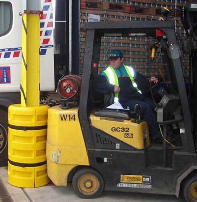 Column Protector for 250-300mm wide column, strong polythelene