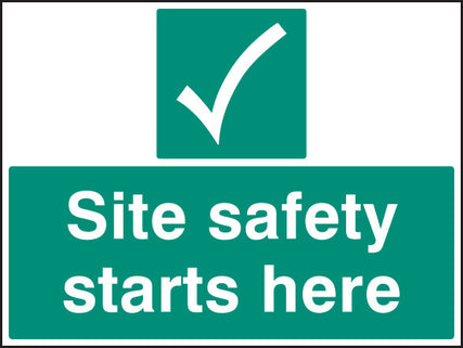 Site safety starts here