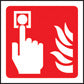 100 S/A labels 100x100mm alarm call point