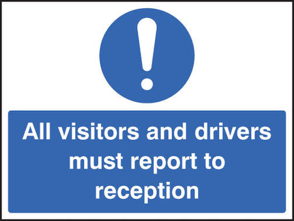 All visitors must report to reception