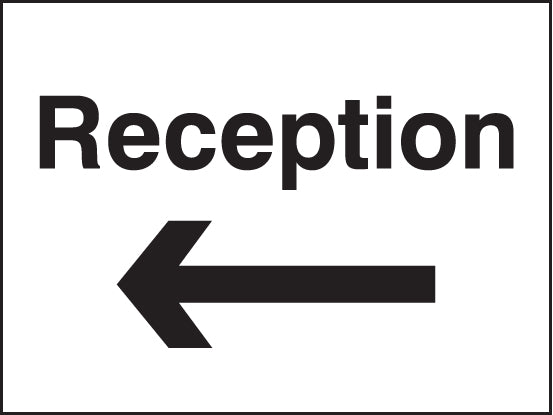 Reception arrow left
