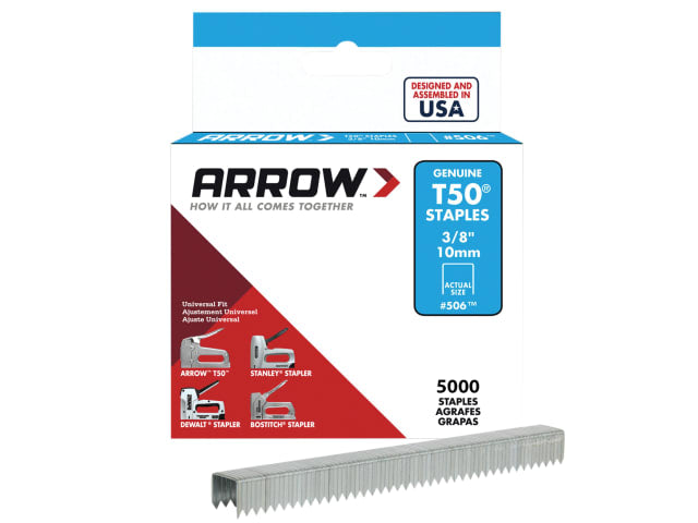 T50 Staples 10mm (3/8in) Bulk Pack 5000