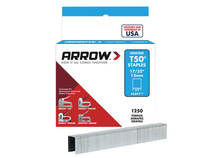 T50 Staples Ceiltile 13mm Box 1250