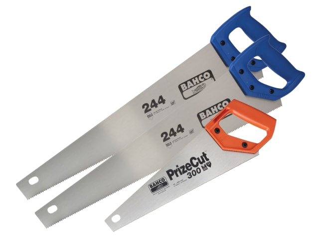 2 x 244 22in Handsaws + 1 x Toolbox Handsaw 350mm (14in)