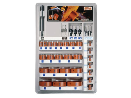 3834-DISPLAY-BM Bi Metal Holesaw & Arbor Display