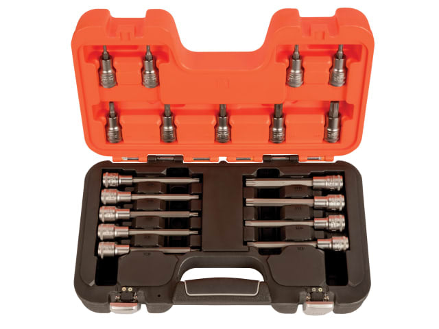 S18TORX 1/2in Drive Socket Set of 18 Metric
