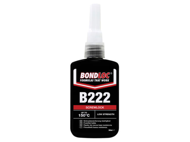 B222 Screwlock Low Strength Threadlocker 50ml