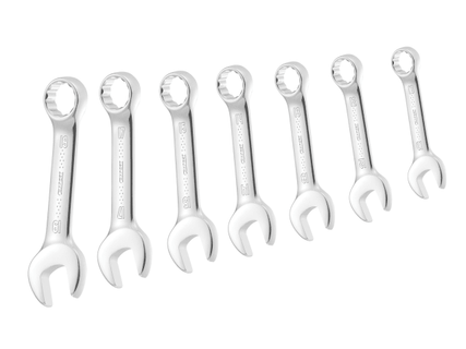 Combination Stubby Spanner Set, 7 Piece
