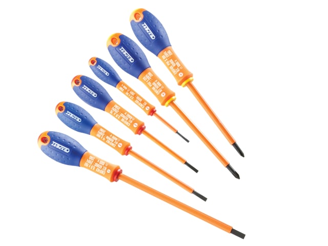 Insulated Screwdriver Set, 6 Piece SL/PH