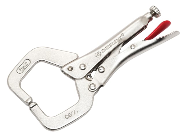 Locking C-Clamp with Swivel Pads 150mm (6in)
