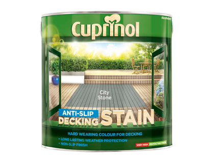 Anti-Slip Decking Stain City Stone 2.5 litre