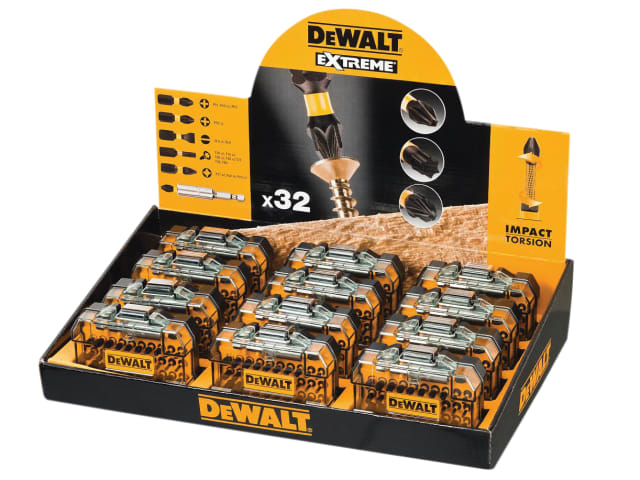 Counter Top Display Torsion 32 Piece Screwdriving Kit x 12
