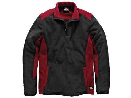Two Tone Red/Black Micro Fleece - L (44-46in)