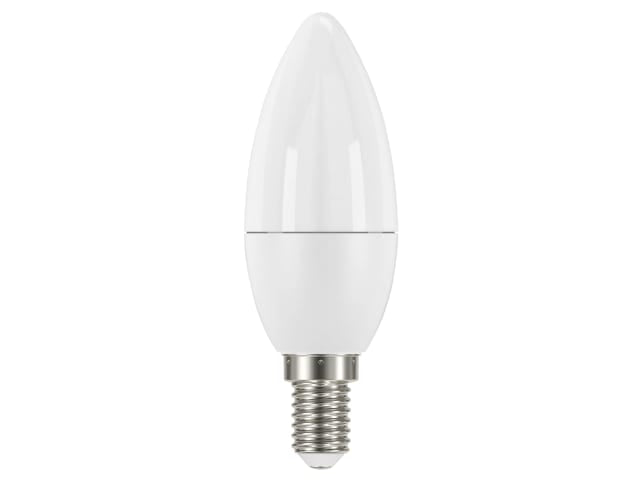LED SES (E14) Opal Candle Non-Dimmable Bulb, Warm White 470 lm 5.9W