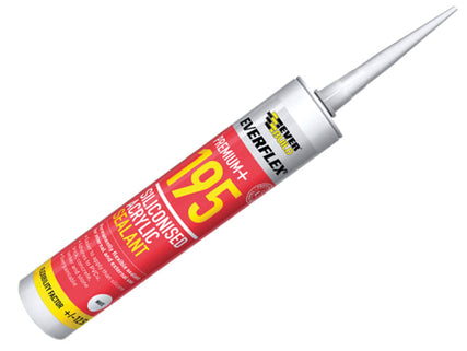 195 Siliconised Acrylic White 300ml