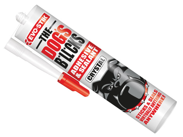 The Dog's B*ll*cks Multipurpose Adhesive & Sealant Crystal Clear 290ml