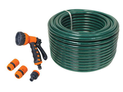 Hose 50m with Fittings & Spray Gun