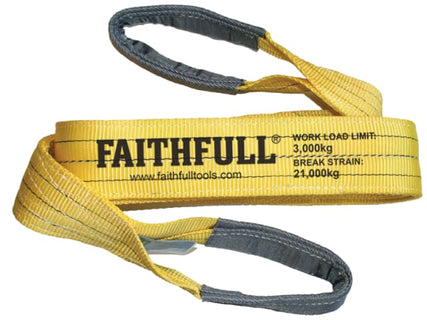 Lifting Sling Yellow 3 Tonne 90mm x 2m