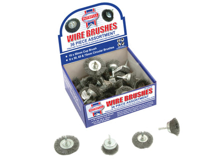 Wire Brush Assortment 36 Piece